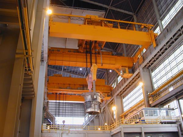 Controle de PLC Disponível Heat Casting Overhead Crane